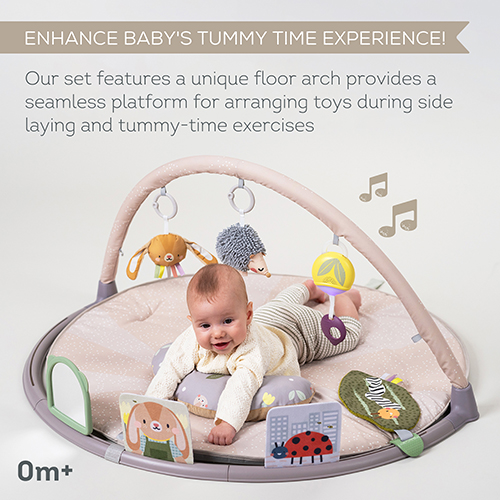 Taf Toys Cuscino Per La Pancia Tummy Time - Morbido Ed Ergonomico, Dalla Nascita, Per Lo Sviluppo Del Neonato