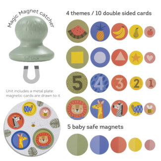 Taf Toys Puzzle Forme Da Incastrare In Legno E Silicone - Gioco Montessori Per Bambini 18+ Mesi